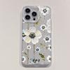 Ventas Directas de Fábrica de la Nueva Funda de Teléfono Original con Temática de Flores Ins para 16Pro, Adecuada para Apple 17, Funda Transparente Ultra Brillante y de Alta Apariencia