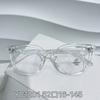 Nuevas gafas de celebridad de Internet súper ligeras con montura de Little Red Book, unisex, modernas, redondas, lisas, de un solo color.