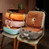 Esterilla refrigerante de dibujos animados, cojín de futón, tapete de tatami, cojín de silla de oficina de doble cara, cojín de asiento lindo y perezoso