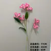 Flores Artificiais Rosa, Fonte de Suprimento: Flores Lírio Dourado Monet, Flores Artificiais para Decoração de Salão de Casamento
