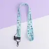 Funda para teléfono móvil con cordón, colgante de dibujos animados lindo, correa tejida plana ancha, cadena colgante, decoración, llavero, insignia, tarjetero, cuerda para colgar en el cuello, venta al por mayor