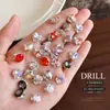 Pedras Strass K9 Formato de Ovo de Pombo para Nail Art, Pedras Strass Oval Coloridas Brilhantes de Luxo para Decoração de Unhas Atacado