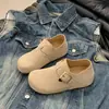 Zapatos Birkenstock de suela gruesa para mujer, de suela blanda, de cobertura total, que aumentan la altura, nuevo modelo otoño 2026, mocasines sin cordones, medias pantuflas Birkenstock para mujer