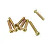Tornillos Ranurados Compuestos de Zinc Recubiertos de Color, Tornillos de Cruz Esférica, Tornillos de Máquina Semicirculares, Tornillos de Máquina con Cabeza Redonda, Cabeza Semicircular, Forma de 11