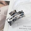 Plato de Ácido Acético Jianzhi Celebridad Coreana de Internet Retro Accesorios para el Cabello de Carey Clip de Agarre Mediano Simple Versátil Elegante Agarre para el Cabello