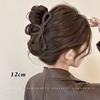 Pinza para el Cabello para Mujer con Acabado de Lujo, Nuevo Tamaño Grande 2025 para Cabello Grueso, Adecuada para Cabello Fino, Moño, Cola de Caballo Alta y Parte Posterior de la Cabeza Pinza de Tiburón
