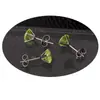 Aretes de acero inoxidable pequeños exquisitos simples moda aretes de circón de cuatro garras aretes de circón redondo nicho venta al por mayor