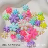 Cuentas de Color Sólido Macaron Acrílico DIY Cuentas Sueltas Corona de Cuentas Lazo Estrella de Cinco Puntas Material para Collar