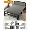 Cama Plegable Cama Individual Hogar Cama Sencilla Oficina Siesta Cama Compañera Portátil Tablero Duro Cama de Madera Cama de Hierro para Adultos