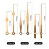 Reloj de Pared de Cuarzo Hongqian Accesorios para Reloj de Pared Accesorios para Reloj de Metal Aguja de Reloj Aguja Gruesa de Hora y Minuto Aguja de Reloj