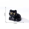 Micro-paisaje creativo lindo gatito negro muñeco linda casa de bebé accesorios de decoración diy escritorio coche pequeños adornos