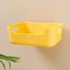 Caja de almacenamiento para colgar en la pared sin perforaciones para el hogar, estante de almacenamiento para baño, dormitorio, mesita de noche, control remoto, almacenamiento y acabado de teléfonos móviles