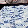 Manta Colorida de Lã Tricotada à Mão Tecelagem DIY Material Finalizado Cauda Arco-Íris Lenço Almofada Fio Macio para Namorado e Namorada