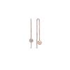 Aretes de Abanico de Plata Esterlina S925 Panjia Aretes Brillantes de la Serie Flor Margarita Estilo Lazo Aretes de Moda Elegantes Aretes
