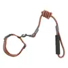 Set de Correa y Collar Redondo de Cuerda para Perros con Mango de Esponja, Correa Duradera para Pasear Perros, Adecuado para Perros Pequeños y Grandes, En Stock para Venta al por Mayor