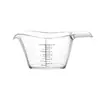 Taza medidora de plástico transparente, Taza medidora graduada de precisión, 60 ml con asa y diseño de pico, Taza medidora para mezclar cócteles transfronteriza