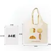 Bolsa de Lona Lisa de Color Sólido para Hombres y Mujeres, Adecuada para Estudiantes para Llevar Libros, con Logo Personalizable, Mochila, Bolso de Mano Promocional