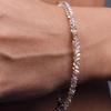 Europa e Estados Unidos explosões transfronteiriças triângulo cintilante cristal branco pulseira super fada Amazon joia de pulso de cristal quente
