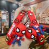 Llavero creativo de Spider-Man de la serie Marvel, bonito muñeco de anime, bolso, llave de coche, colgante, regalo