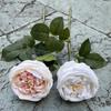 Fabricantes de flores artificiales húmedas para el hogar, comercio exterior, tacto blanco hidratante, decoración de bodas en Austin, flores falsas al por mayor