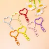 Ins Llavero de Corazón con Pintura al Horno Forma de Corazón Accesorios de Joyería DIY a Mano Hebilla Colgante para Bolsos DIY Perler Beads Venta al por Mayor