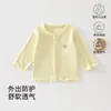 Top Individual para Bebé Estilo Delgado Primavera Verano Ropa Exterior Cárdigan Tejido para Bebé Chaqueta Ropa con Protección Solar Ropa para Bebés y Niños de Anyang