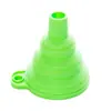 Embudo de Silicona Plegable Mini Portátil Plegable Embudo de Aceite Almacenamiento por Compresión Utensilios de Cocina Embudo de Silicona