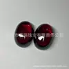 Zircônia sintética cabochão oval, cor verde-oliva dourado, gema oval de fundo plano, em estoque para atacado