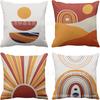 Promoção Quente da Amazon Estilo Abstrato Boêmio Almofada Design Vintage Padrão Floral Sala de Estar Sofá Decoração Decorativa