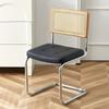 Silla de Ratán Escandinava Madera Maciza Hogar Silla de Comedor de Diseño Silla Medieval Popular Café Hotel Ocio Silla Ins