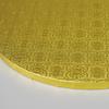 8/10/ 12 polegadas Atacado Prata Pratos de Papel para Bolo Dourado Antiaderente Suportes para Bolo Reutilizáveis Suportes para Bolo Ondulado