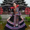 Novos Trajes de Performance Étnica Feminina Zhuang de Guangxi, Trajes Étnicos para o Festival do Terceiro Dia de Março, Trajes de Performance Étnica Miao e Yao