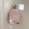 Nueva Mochila de Moda Coreana Estampada con Patrón de Gato para Estudiantes de Secundaria y Estilo Padre-Hijo, Bolsos de Mujer al por Mayor