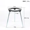 Soporte de trípode para lámpara de alcohol, desmontable, altura ajustable, soporte de laboratorio para calefacción, equipo para experimentos químicos