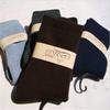 Calcetines cálidos informales de negocios de invierno para hombre, calcetines de toalla gruesa de felpa, calcetines retro de puntos con entramado de diamantes de color sólido