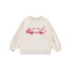 Sudadera Versátil de Felpa Nube para Niñas Hombros Descubiertos 2025 Otoño Linda, Ligera, Cálida, Holgada Casual