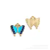 DIY Desenho Animado Colorido Borboleta Gota de Óleo Pingente Acessórios Chaveiro Pulseira Colar Brincos Joias Pingente Acessórios