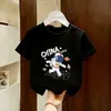 Ropa de Verano Versátil Elegante Casual Holgada de Algodón Puro para Niños 2026 Nuevo Estilo de Verano Camisetas de Manga Corta para Niños Camiseta de Manga Corta