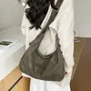 Moda 2026 Otoño Nuevo Bolso de Mano de Gran Capacidad Bolso de Hombro Gamuza Nicho Retro Versátil Cruzado Bolso Dumpling