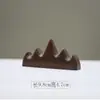 Negro Zisswood Reposaplumas Portalápices Madera Maciza Soporte para Cepillo de Cerdas Montaña de Cepillo de Cerdas Los Cuatro Tesoros del Estudio Pluma Creativa