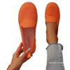 Comercio Exterior Nuevo Talla Grande Malla Plano Transpirable Una Sola Capa Zapatos de Mujer Transfronterizo Suela de Cuerda de Cáñamo Calzado Ligero Perezoso Wish