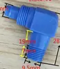 Codo de Plástico Pom Azul Resistente a la Corrosión Ácido y Alcalino Ángulo Recto de 90 Grados 8 cm Tráquea Junta de Giro Rápido Conexión Roscada