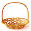 Cesta de Armazenamento de Frutas Estrutura Plástica Imitação de Rattan Cesta de Mão Cesta de Presente Acompanhante Atacado Cesta de Presente Loja de Frutas Cesta de Flores