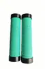 Puños para Manillar de Bicicleta para Bicicletas de Montaña y Bicicletas de Carretera, PU Resistentes al Desgaste, Absorbentes de Sudor, Antideslizantes, Puños de Manillar de Ciclismo con Bloqueo Doble, Accesorios de Equipo