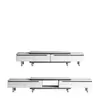 Mueble de TV Sala de Estar Hogar 2025 Nuevo Modelo de Pie Apartamento Pequeño Telescópico Moderno Minimalista Mesa de Café Soporte de TV Combinación
