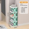 Sapateira Doméstica Rack de Armazenamento para Entrada Interior Pequeno Estreito Multicamadas Simples Armário de Sapatos para Dormitório de Estudantes Economizador de Espaço