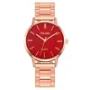 Comercio Exterior Más Vendido Moda Europea y Americana Relojes para Mujer Relojes de Mujer Elegantes Correas de Acero Relojes de Cuarzo para Mujer Fabricantes Procesamiento y Personalización