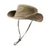 Chapéu de Jeans Lavável para Atividades ao Ar Livre, Caminhada, Acampamento, Pesca, Proteção Solar, Chapéu Bucket com Aba Larga para Mulheres, Chapéu de Pesca para Homens
