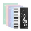 Carpeta de Música Extensible de Seis Páginas Tamaño A4 Extra Larga Multifuncional Modificable Carpeta para Partituras de Piano Carpeta con Inserciones Transparentes para Almacenamiento