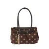 Bolso de hombro retro minimalista de lunares para mujer, bolso de axila de nicho otoñal para ir al trabajo, bolso de mano versátil de alta gama